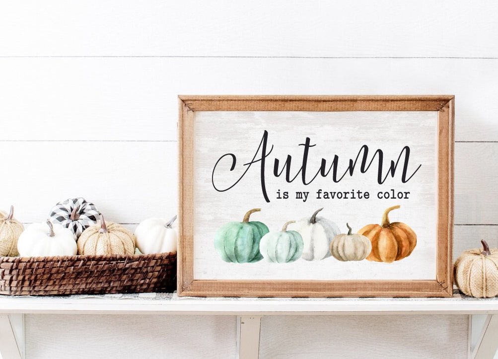 Autumn Is My Favorite Color Multi-Pumpkins - Lettered & Lined