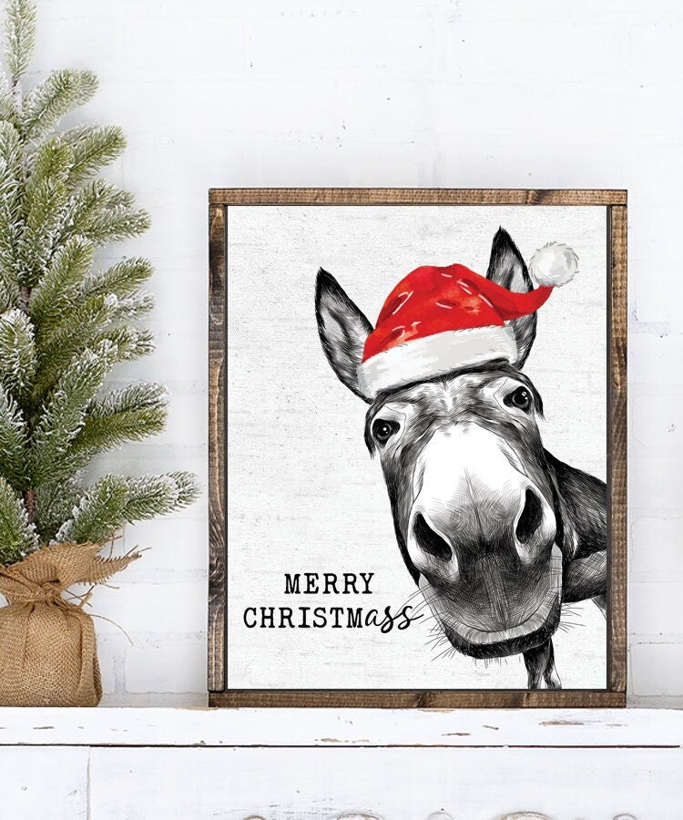 Merry Christmass Donkey