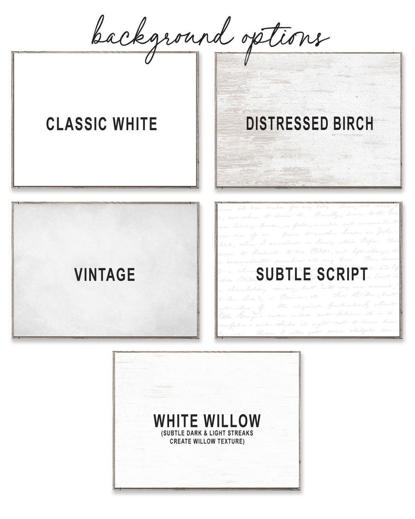 background examples options | Lettered & Lined