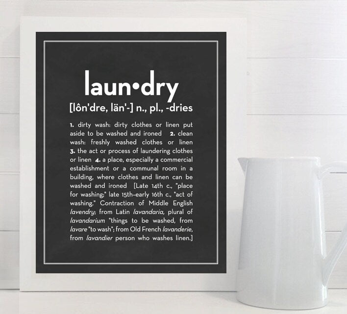 Definition of Laundry print 