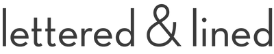 Lettered & Lined