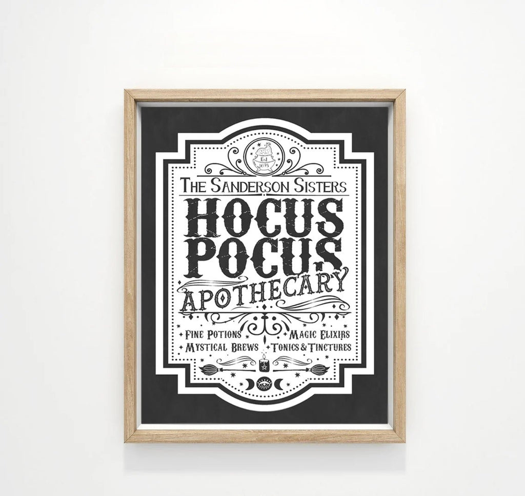 Hocus Pocus Apothecary - Lettered & Lined