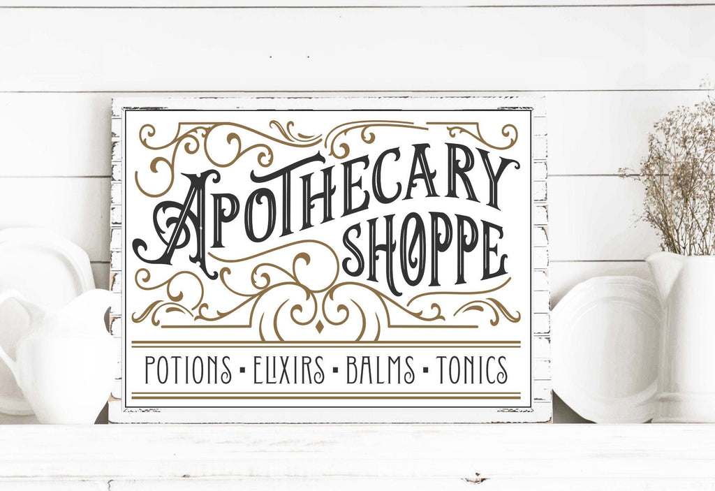 Apothecary Shoppe - Lettered & Lined