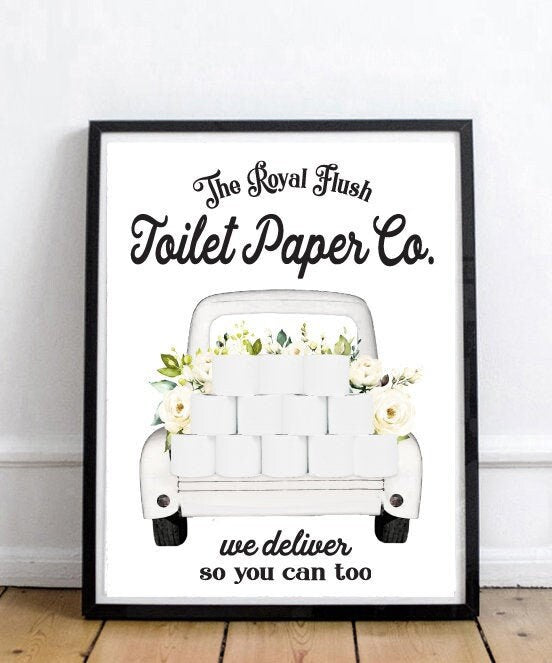 The Royal Flush Toilet Paper Co Print 