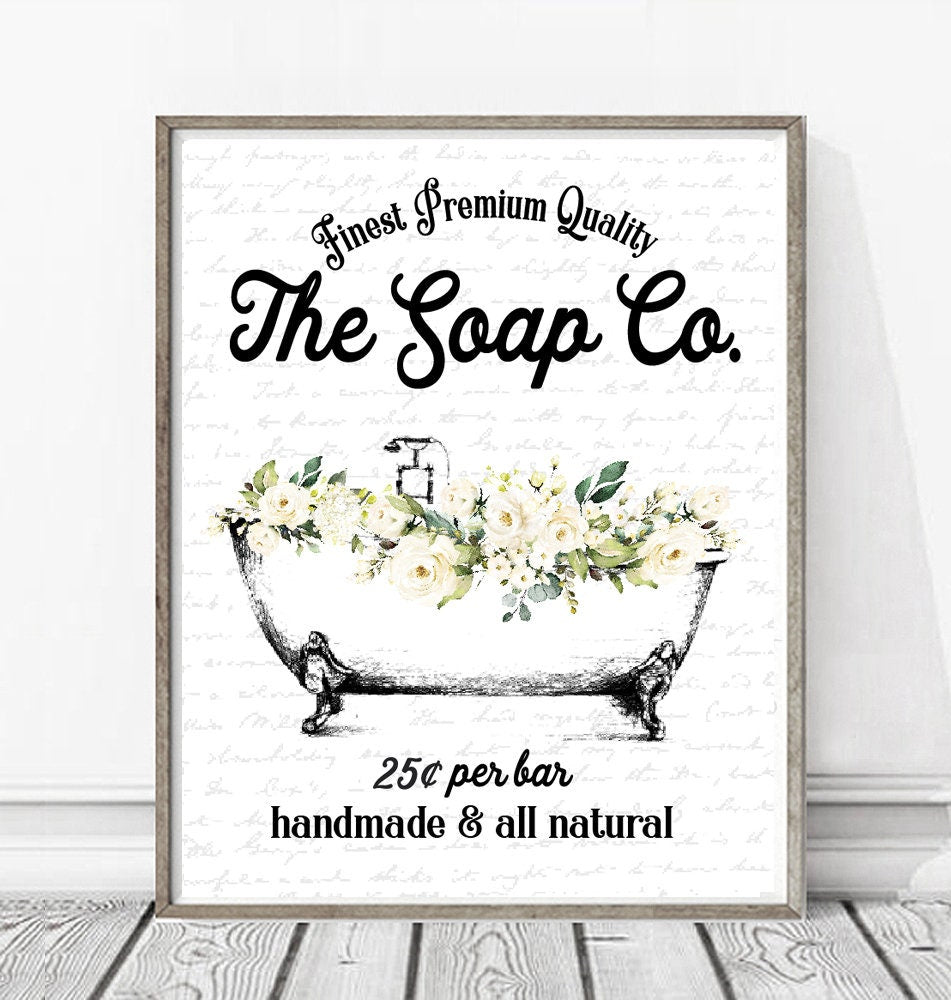 The Soap Co Clawfoot Bathtub with Suds 25 Cents 