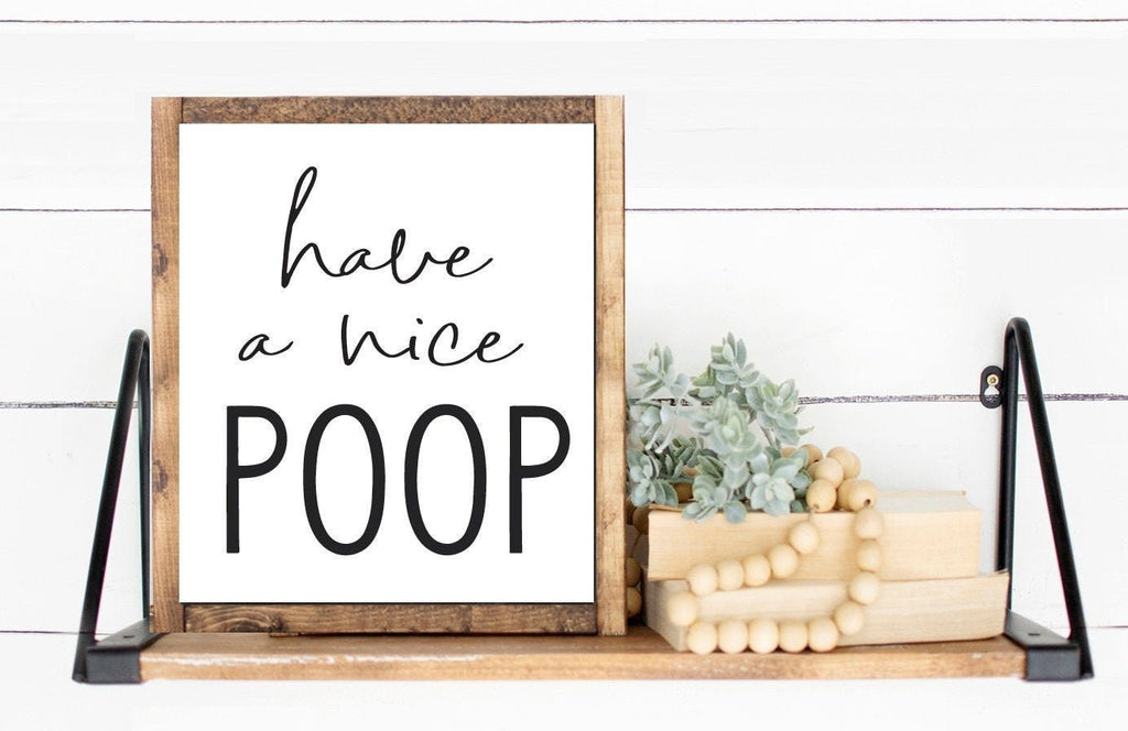 Have A Nice Poop - Lettered & Lined