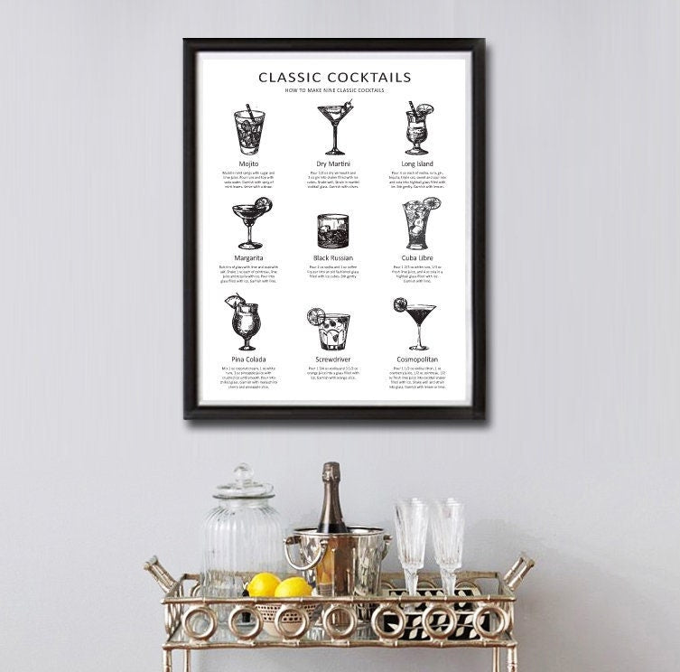 Classic Cocktails: How To Make Nine Print 