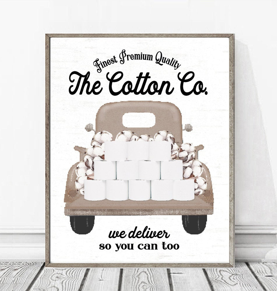 The Cotton Co Natural Truckbed We Deliver So You Can Too Print 