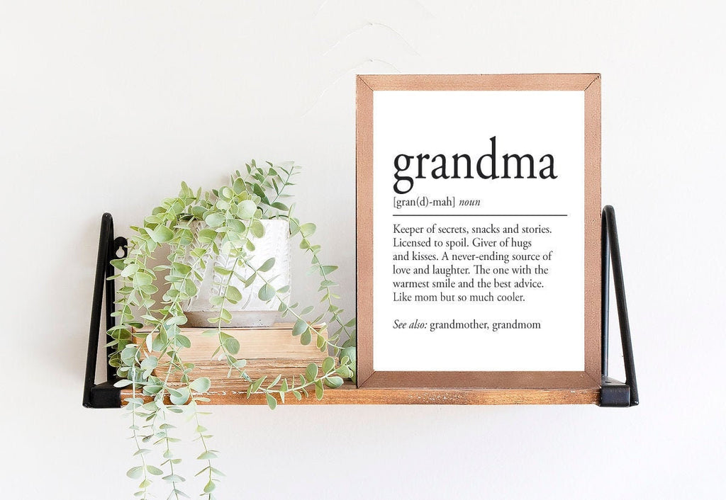 Grandma Definition Funny Print 