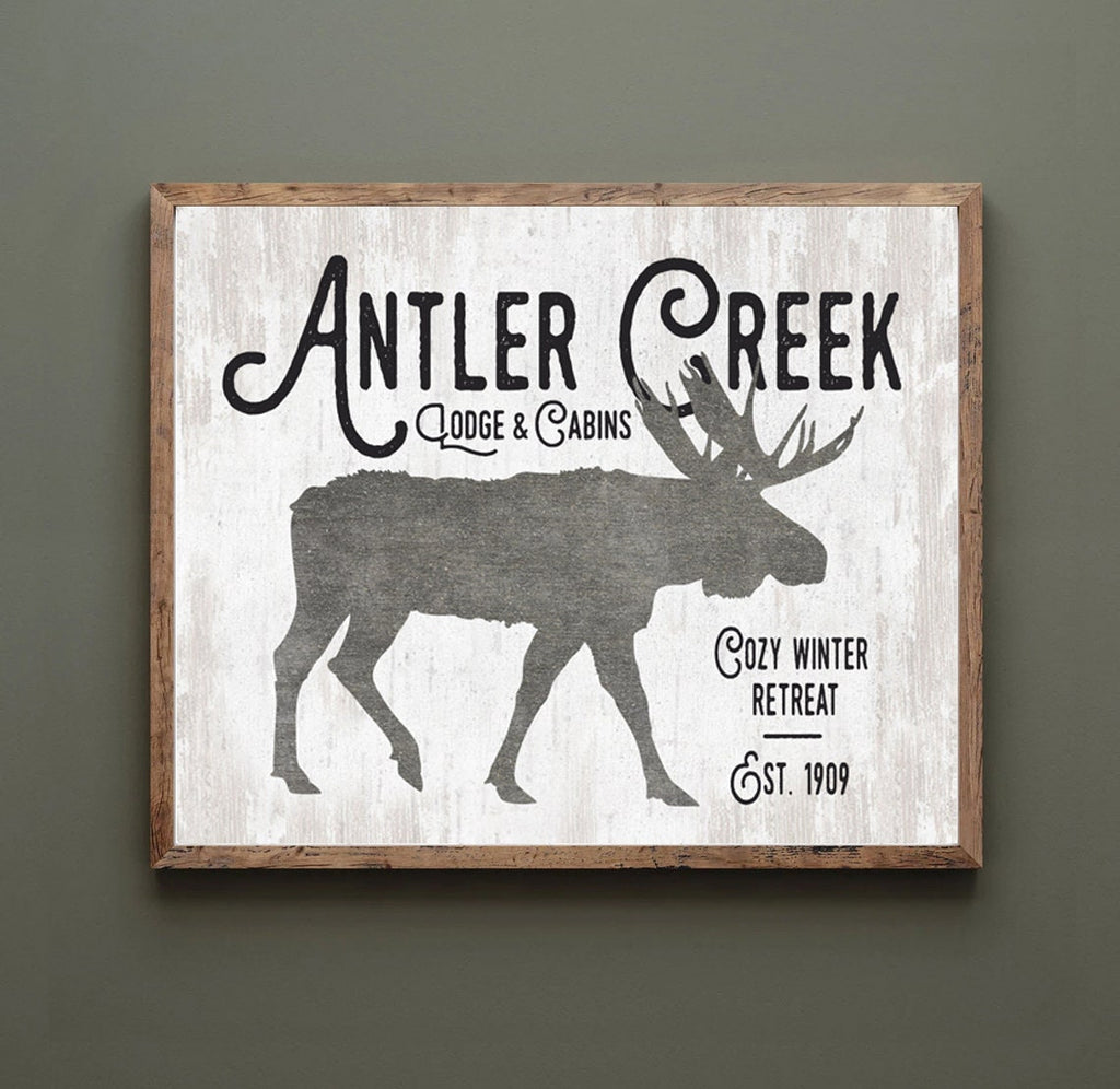 Antler Creek Moose Print 