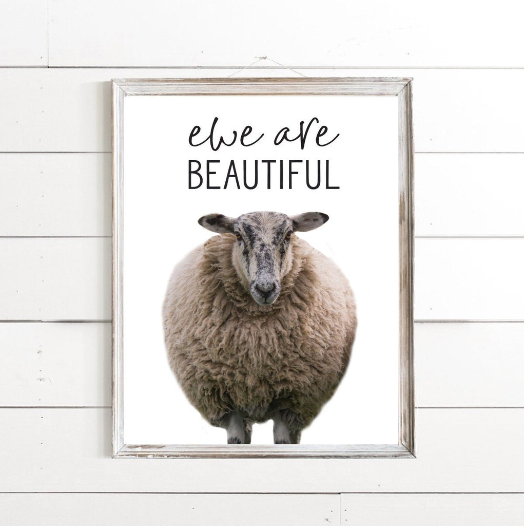 Ewe Are Beautiful Sheep - Lettered & Lined