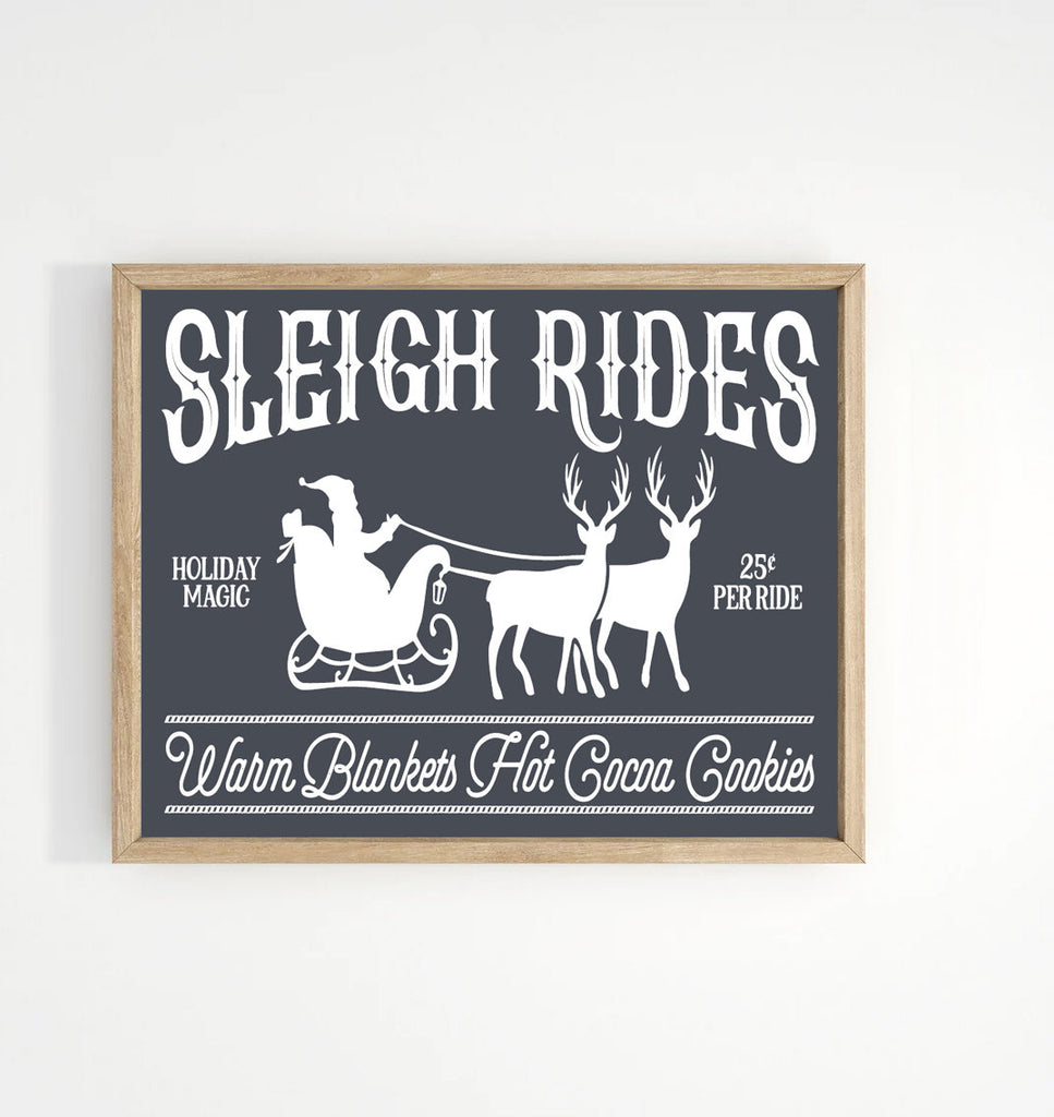 Sleigh Rides in Gray