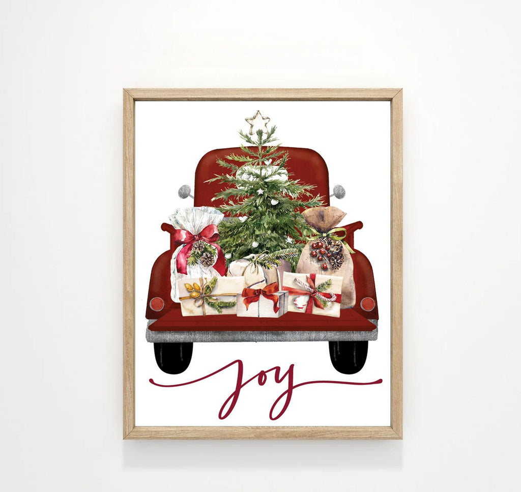 Joy Festive Red Truck