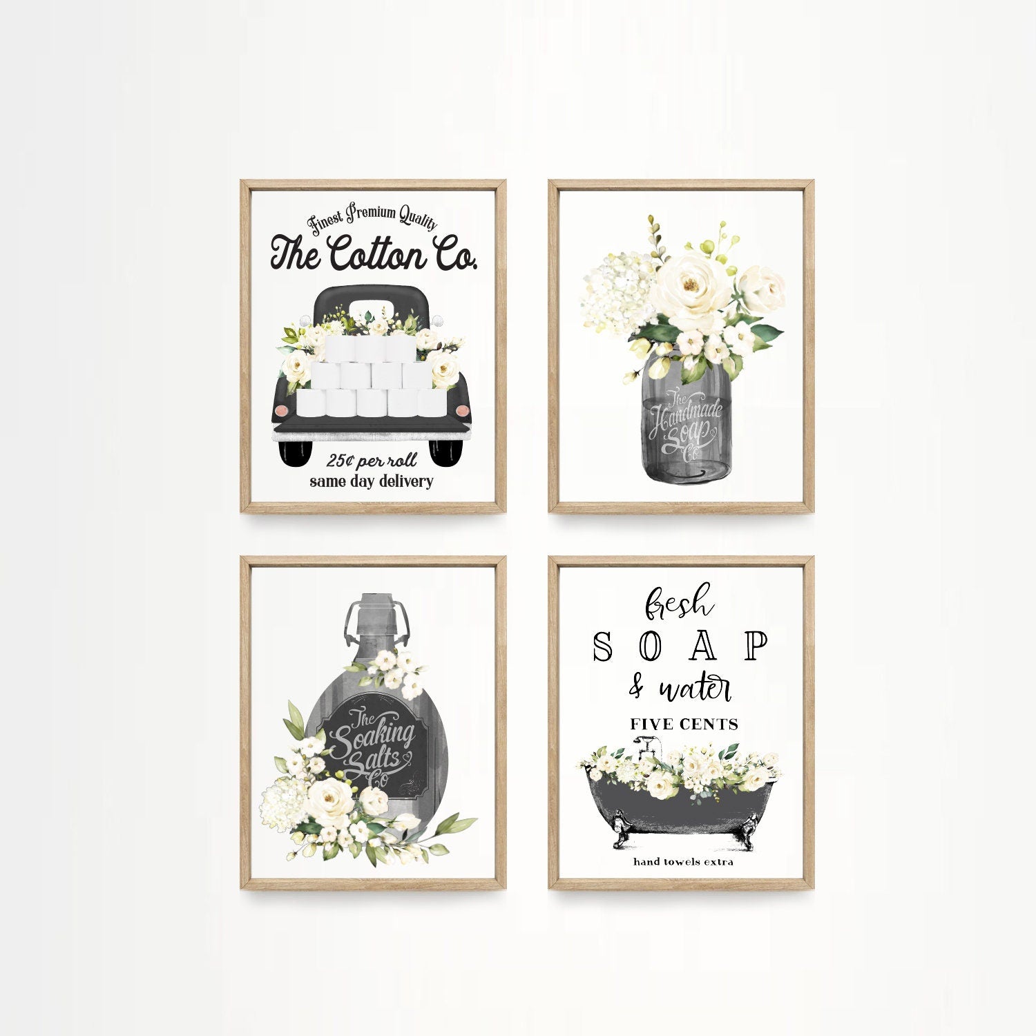Stupell Industries "Toilet Paper" Family Bathroom Sign - Framed Wall Art, 11" X 14", Black Frame